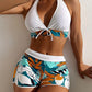 Swimming River Swimwear New Bikini Swimsuit Split Printed Boxers Sexy