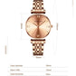 Women's Solid Stainless Steel Band Watch